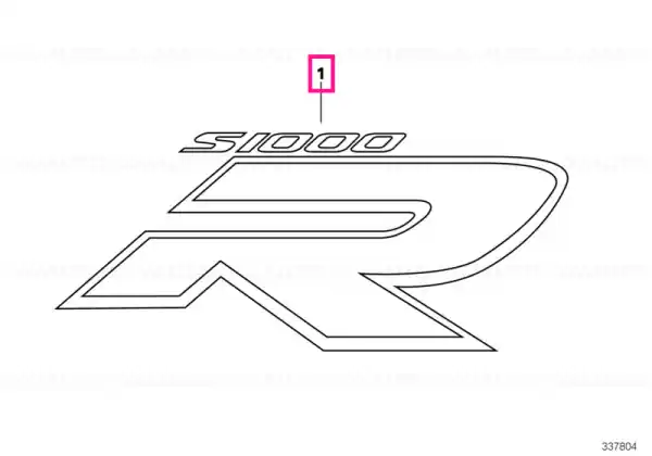 Transport gratuit Model emblem for S1000R, left - BMW Motorrad