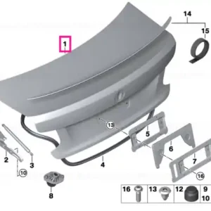 Trunk lid - BMW Preferatul clienților