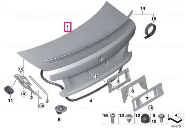 Trunk lid - BMW Preferatul clienților