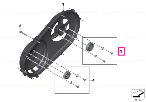 Set, rulment, arbore ieșire CVT, 20X47X14 - BMW Motorrad Cumpără online