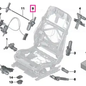 Actuator f upper backrest adjustment - BMW Reducere de preț