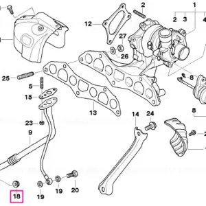 Piuliță hexagonală, M6 - BMW - Mini Livrare gratuită