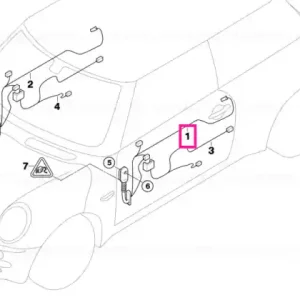 Lichidare de stoc Wiring set HiFi passenger's side - BMW - Mini