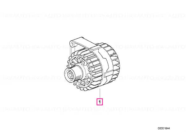 Exch. compact alternator 90A - BMW Cumpără online