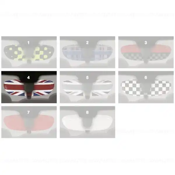 Chilipir Capac oglinda interioara UNION JACK MINI
