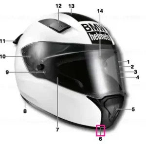 Chin spoiler, helmet Race, long 52-59 - BMW Motorrad Preț mic