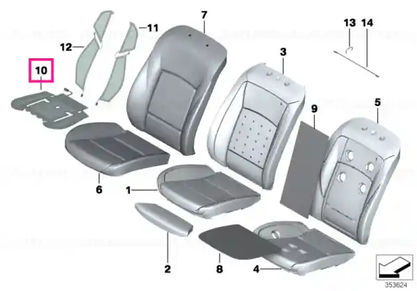 Ofertă limitată Seat heating, seat surface - BMW