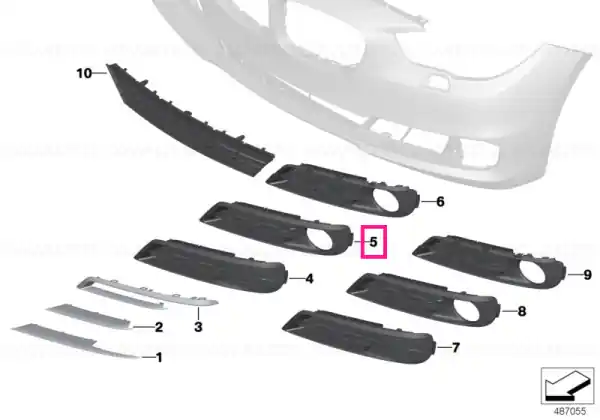 Grid lateral right BASIS - BMW Mai ieftin