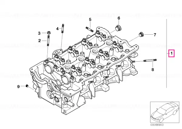 Cel mai vândut Cylinder head - BMW