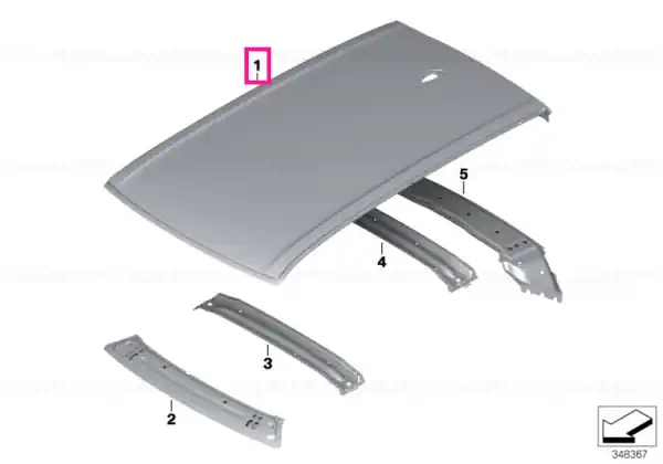 Roof panel - BMW Calitate înaltă