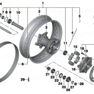 Chain tensioner, left - BMW Motorrad Cel mai vândut