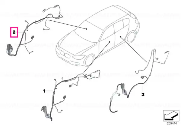 Reducere de preț Wiring co-drivers side - BMW
