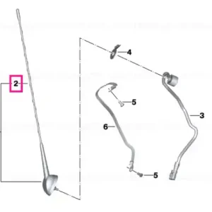 Comandă acum Antenna rod - BMW Motorrad