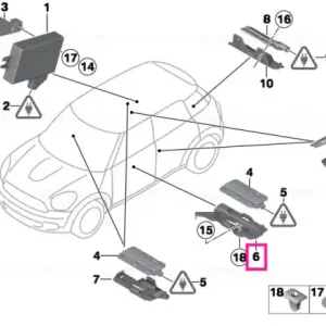 Comandă acum Suport antenă scaun - BMW - Mini