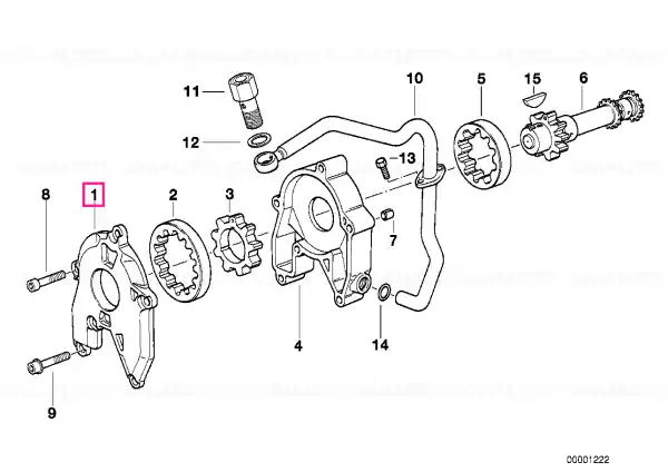 Capac pompă ulei - BMW Motorrad Discount