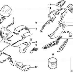 Capac acoperire AURA-WHITE - BMW Motorrad Discount