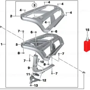 Set insert tablă metalică - BMW Motorrad Reduceri