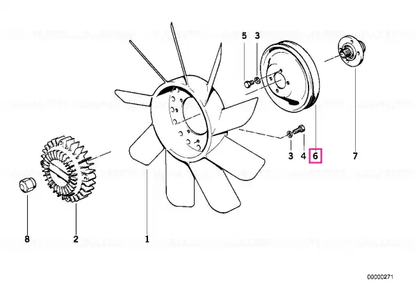 Pulley D=134MM B=9,7 - BMW Plată sigură