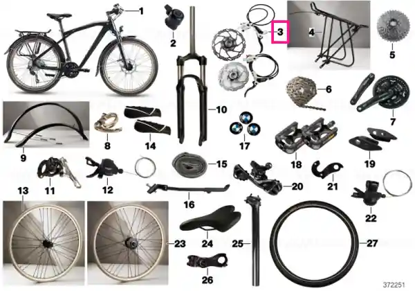 Preț mic Set frana disc Shimano 180mm WHITE - BMW
