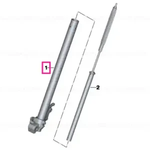 Slider tube right - BMW Motorrad Chilipir