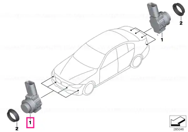 Reduceri Senzor ultrasonic Valencia Orange WB44 - BMW