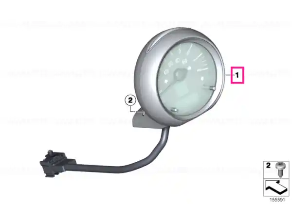 Mai ieftin Revolution counter/steering column ANTHRAZIT - BMW - Mini