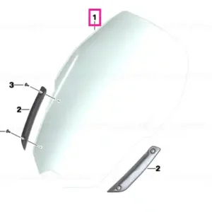 Windshield L = 600MM - BMW Motorrad Super ofertă