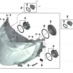 Cel mai vândut Xenon headlight ECE - BMW Motorrad
