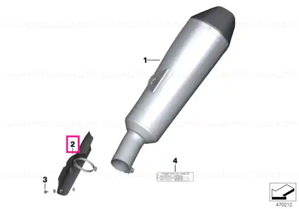 Noutate Capac carbon, tub conectare - BMW Motorrad