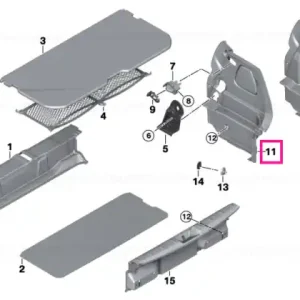Ofertă de sezon Panou trim luneta, dreapta - BMW - Mini