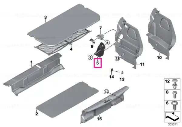 Montaj, panou podea, stanga - BMW - Mini Plată securizată