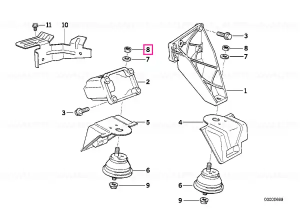 Piulita hexagonala M10 - BMW Motorrad Ofertă