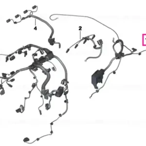 wiring harness, engine trans. module - BMW Lichidare de stoc