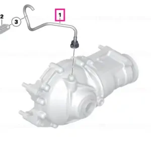 Vent line, front final-drive unit - BMW Disponibil imediat