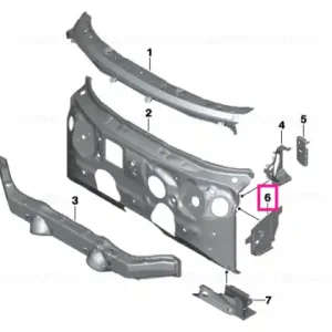Left interior column A - BMW - Mini Nu rata
