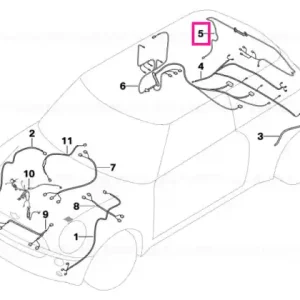 Comandă acum Wiring trunk lid - BMW - Mini