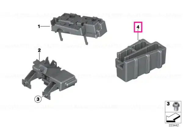 Livrare gratuită Shaped part, luggage compartment - BMW