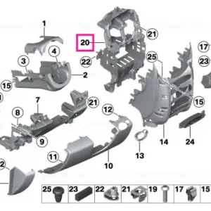 Function carrier, centre - BMW - Mini Vezi acum