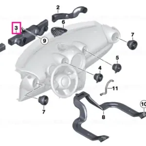 Cold air duct center - BMW - Mini Reduceri