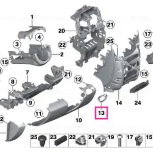 Transport gratuit Capac intrerupator start/stop - BMW - Mini