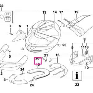 Transport gratuit Nape cushion helmet 5 56-65 - BMW Motorrad