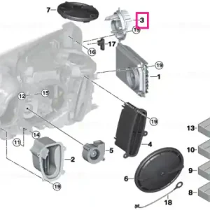 Ultima șansă Set, LED module, cornering light - BMW