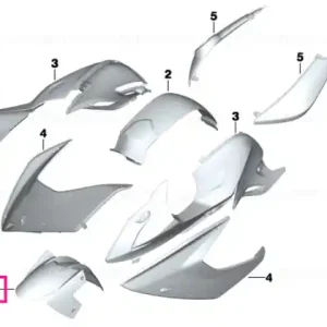 Acoperitoare roată față, LIGHT-WHITE UNI - BMW Motorrad Livrare gratuită