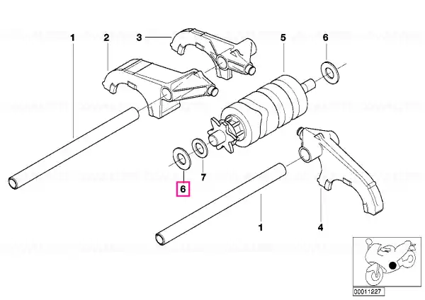 Ofertă limitată Stop disk 12X24X1,5 - BMW Motorrad