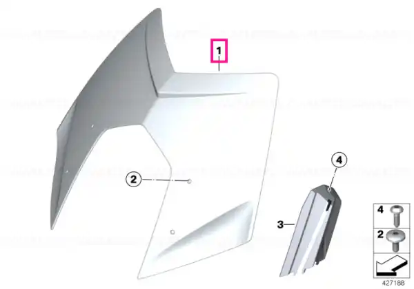 Cel mai vândut Windshield - BMW Motorrad