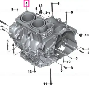 Chilipir Carcasă motor negru - BMW Motorrad