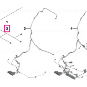 Wiring harness, seat motors, front right - BMW Discount