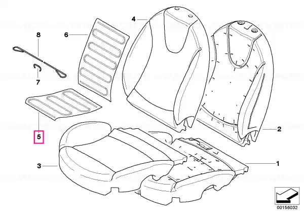 Noutate Heater element, basic seat - BMW - Mini