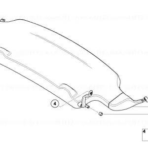 Popular Parcel shelf, rear - BMW - Mini