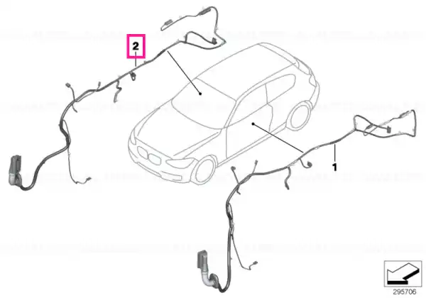 Wiring co-drivers side - BMW Disponibil imediat